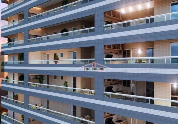 Imagem Apartamento à venda, 101 m² por R$ 857.090,00 - Canto do Forte - Praia Grande/SP
