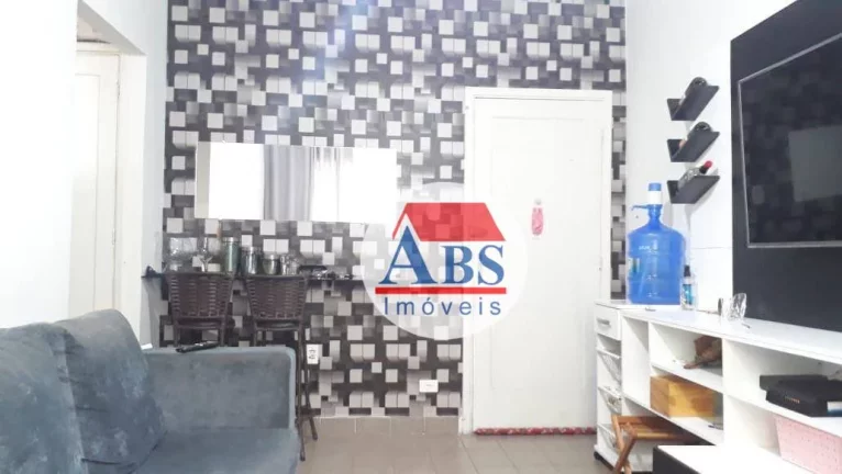 Imagem Apartamento com 1 dormitório à venda, 45 m² por R$ 280.000 - Gonzaga - Santos/SP a uma quadra da praia