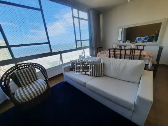 Imagem Apartamento à venda em Guarujá-SP, Pitangueiras: 3 quartos, 2 salas, 3 banheiros, 170m² de área.