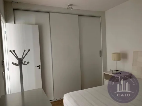 Imagem Apartamento mobiliado para alugar, 50m² por R$ 3.900/mês - Alphaville/SP
