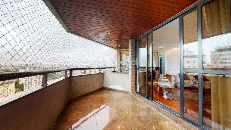 Imagem Ãtimo apartamento com 273mÂ²em Moema em rua tranquila. Amplo living para trÃªs ambientes com terraÃ...