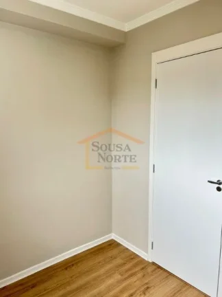 Imagem Apartamento com 39m², 2 dormitórios, sala 2 ambientes, sacada, cozinha, área de serviço. Cozinha...