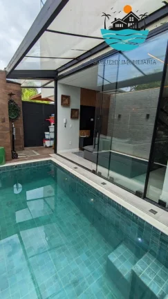 Imagem Aluguel Juquehy - Casa decorada na rua da praia, com 4 Suítes, Pisc,ina Priv., Academia, Serv. de Praia, máx. 10 pessoas | Juquehy Imobiliária