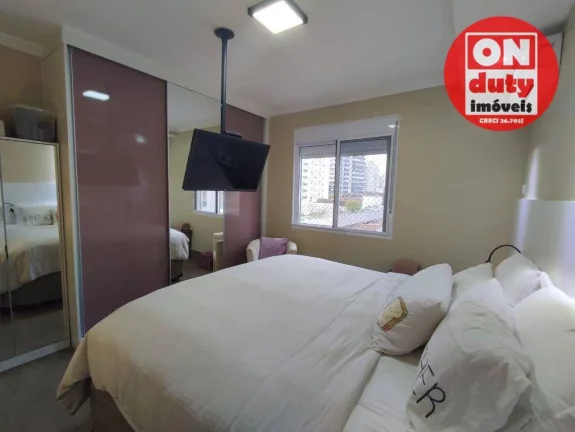 Imagem Apartamento com 3 dormitórios à venda, 117 m² por R$ 815.000,00 - Ponta da Praia - Santos/SP