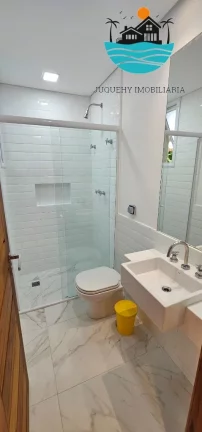 Imagem Temporada Aluguel em Juquehy com, 4 suítes, hidro, churrasqueira, 3 vagas, 300m da praia - Acomodação máx. 10 pessoas | Juquehy Imobiliária