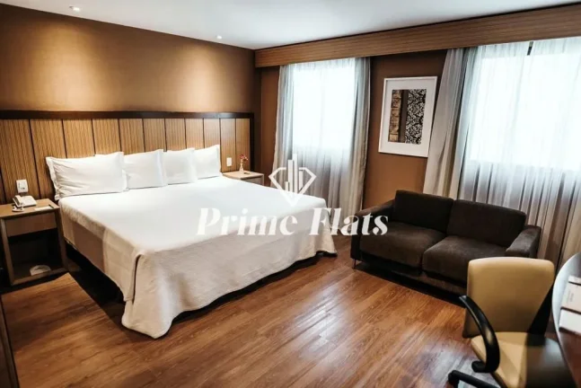 Imagem Flat disponível para venda no Wyndham Ibirapuera, com 27m², 1 dormitório e 1 vaga de garagem