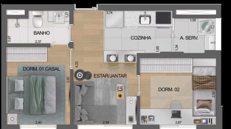 Imagem APARTAMENTO RESIDENCIAL em São Paulo - SP, Moema