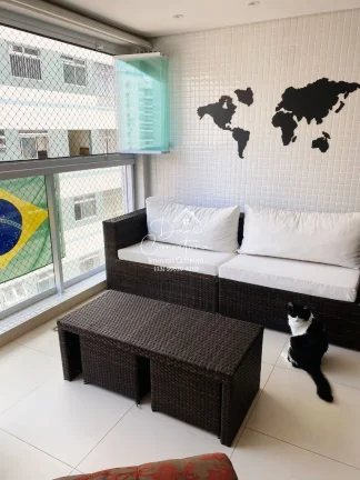 Imagem Apartamento à venda em Guarujá-SP, Pitangueiras: 2 quartos, 1 suíte, 2 salas, 2 banheiros, 1 vaga de garagem, 82 m²!