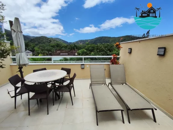 Imagem Casa a venda em Juquehy, com 4 dormitórios, 1 suíte, 02 vagas auto, churrasqueira, terraço, quarto térreo, 750m da praia | Juquehy Imobiliária