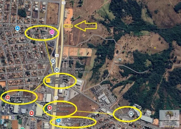 Imagem Área para Venda em Aparecida de Goiânia, Chácaras Marivânia