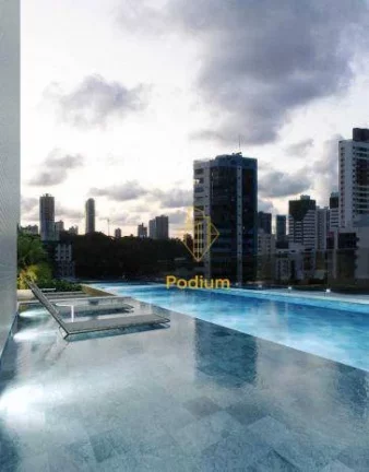 Imagem Apartamentos por andar com varanda / sacada gourmet a 500m da praia de Tambaú - AP0174