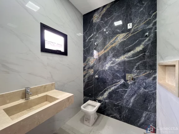 Imagem Casa Alto Padrão à Venda no Afonso Queiroz – 3 Quartos, Suíte com Closet e Acabamento de Luxo