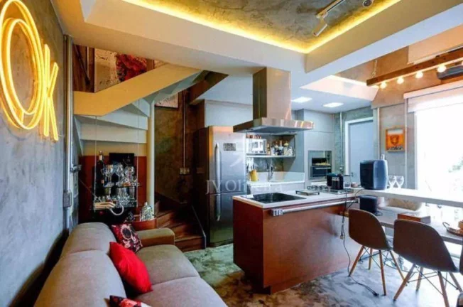 Imagem Apartamento Duplex com 1 dormitório à venda, 50 m²- Vila Andrade - São Paulo/SP