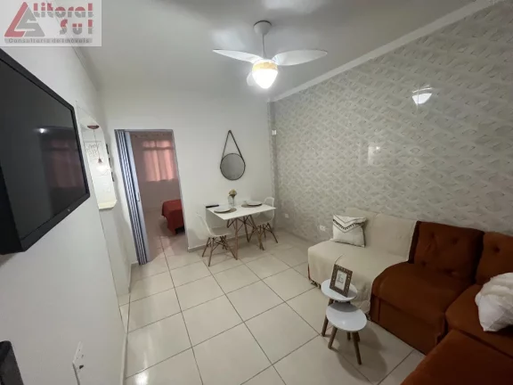 Imagem Apartamento à venda na Guilhermina, Praia Grande-SP: 1 quarto, 1 sala, 1 banheiro, 1 vaga de garagem, 47m² de área!