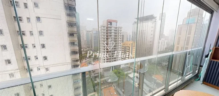 Imagem Flat disponível para locação no VHouse Faria Lima, com 46m², 1 dormitório e 1 vaga