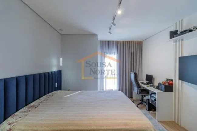Imagem Sobrado moderno e super completo, com 144 m² muito bem distribuídos. Conta com cozinha, sala de es...