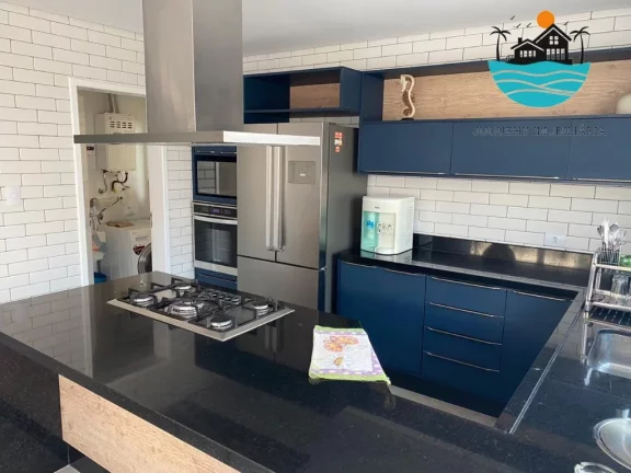 Imagem Casas para Alugar Temporada Juquehy - (Canto direito) pertinho da praia, 5 suítes, piscina aquecida, sauna, máx. 12 pessoas | Juquehy Imobiliária
