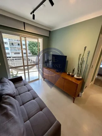 Imagem Apartamento à venda em Cerqueira César, São Paulo-SP: Mobiliado com 2 quartos, 2 salas, 1 banheiro, 1 vaga de garagem, 52m² de área.