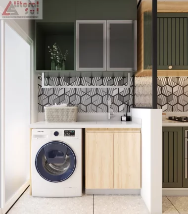 Imagem Apartamento à venda em Praia Grande-SP, Guilhermina: 2 quartos, 1 suíte, 1 sala, 2 banheiros, 1 vaga, 76m².
