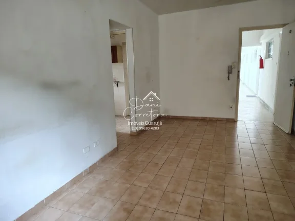 Imagem Imperdível oportunidade! Apartamento à venda em Guarujá-SP, Pitangueiras. 1 quarto, 1 suíte, 2 salas, 1 banheiro, 1 vaga, 60m².