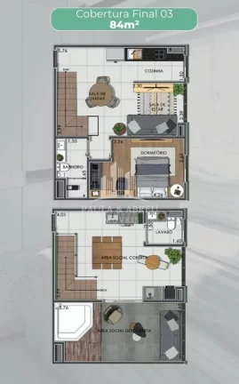 Imagem Apartamento de 42m², 1 Dormitórios, 1 Vaga, Entrega 12/25, Última Unidade, Vila Bocaina, Mauá-SP