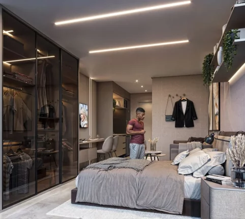 Imagem Cobertura à venda em João Pessoa, Jardim Oceania, com 1 quarto, 65,91m2