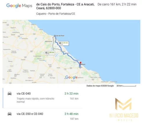 Imagem Terreno à venda, 9530000 m² por R$ 35.000.000,00 - Zona Rural - Aracati/CE