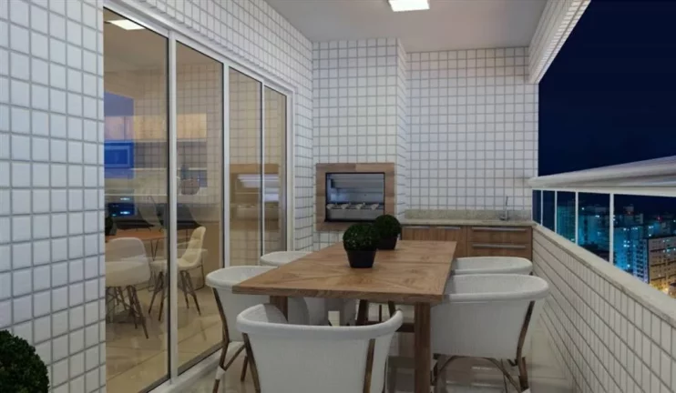 Imagem APARTAMENTO COM 62.36 m² - GUILHERMINA - PRAIA GRANDE SP