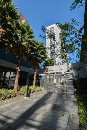 Imagem Apartamento decorado Z Pinheiros andar alto vista livre