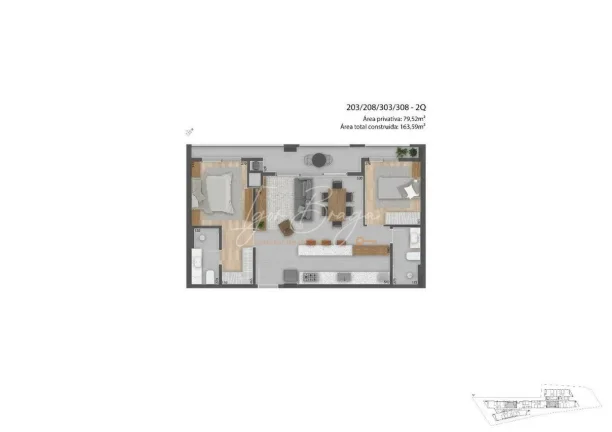 Imagem Apartamento à venda no bairro Mercês em Curitiba/PR