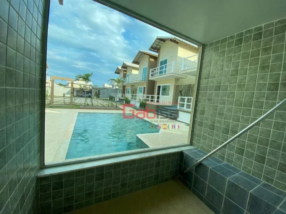 Imagem Casa com 3 Quartos Nova em condomínio com piscina e sauna à venda, 90m² por R$ 459.000,00 - Praia Rasa - Armação dos Búzios/RJ