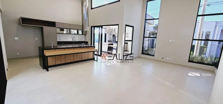 Imagem Casa de esquina com 3 suítes e escritório à venda, 233 m² por R$ 1.915.000 - Condomínio Fechado - Indaiatuba/SP
