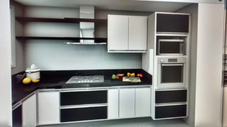 Imagem Área útil de 320 m². Triplex com 3 vagas de garagem, lavabo, ampla sala para 3 ambientes com saca...