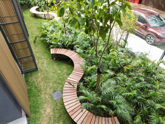 Imagem Apartamento Garden de 229,46m c/ 3 suítes, 3 vagas, varanda vista panorâmica, hall privativo, piscina aquecida, sauna, bicicletário, fitness