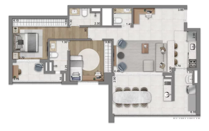 Imagem Apartamento em Brooklin Paulista - São Paulo SP