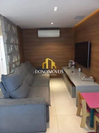 Imagem Apto venda 3 dorm vista piscina andar alto, 123m Cond Domo Life SBC SP