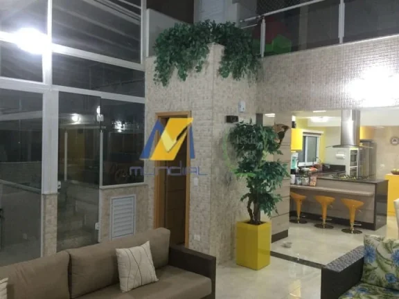 Imagem em São Caetano Luxuosa Cobertura Tríplex a Venda com 3 suítes, 4 vagas