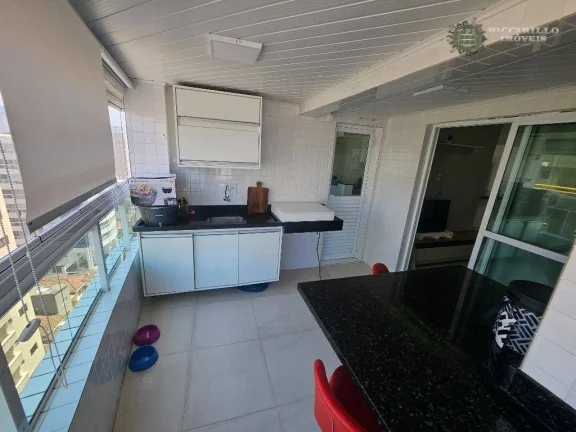 Imagem Apartamento com 2 dormitórios à venda, 80 m² por R$ 600.000 - Aviação - Praia Grande/SP