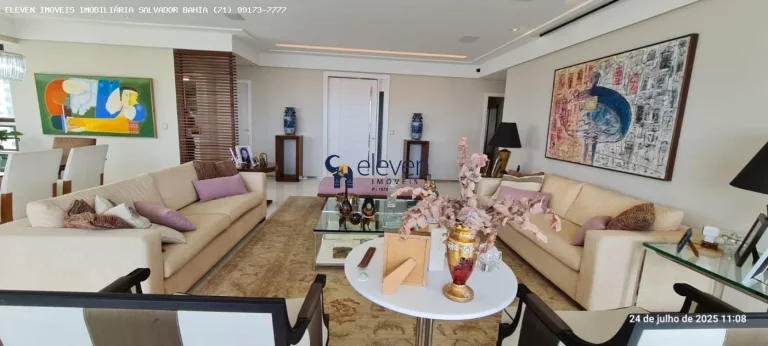 Imagem Apartamento para Venda em Salvador, Ondina, 5 dormitórios, 5 suítes, 7 banheiros, 4 vagas