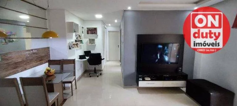 Imagem Apartamento com 2 dormitórios à venda, 54 m² por R$ 350.000,00 - Jardim dos Pássaros - Guarujá/SP