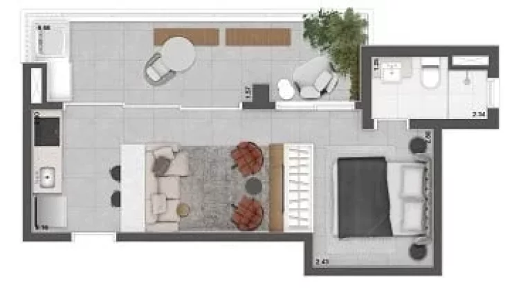 Imagem APARTAMENTO RESIDENCIAL em São Paulo - SP, Brooklin Paulista