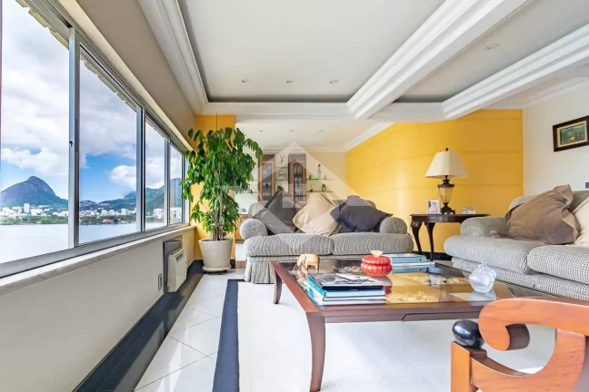 Imagem Cobertura Duplex de Alto Padrão com 5 suítes – Vista Lindíssima da Lagoa