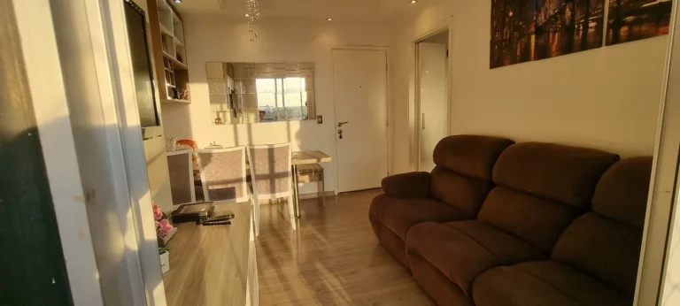 Imagem Apartamento 49M², 2Q, 1 Banheiro, 1 Vaga, Varanda, Academia, Churrasqueira, Piscina Climatizada, Salão de Festas, Quadra, Gerador, Mini Mercado.