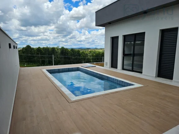 Imagem Imperdível! Sobrado de alto padrão em condomínio luxuoso no Ibi Aram 2, com 3 suítes, 4 vagas e 195m². Confira já!