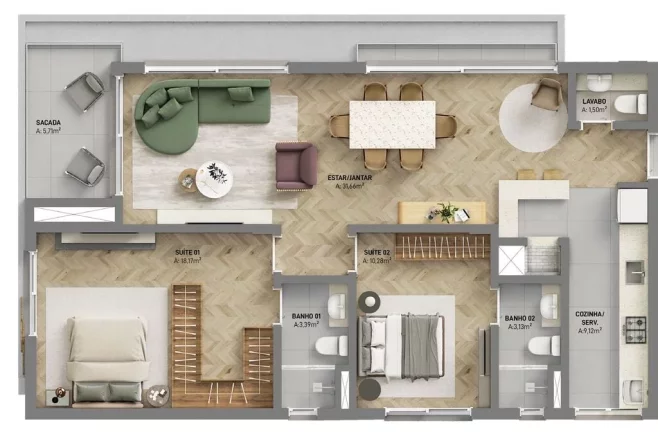 Imagem Santo Inácio 164 - Apartamento à venda no bairro Moinhos de Vento - Porto Alegre/RS