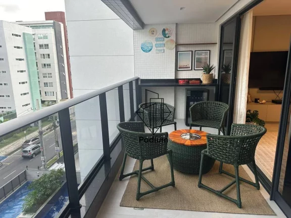 Imagem Apartamento de alto padrão mobiliado a 100m da Praia de Intermares - AP2798