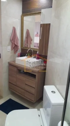 Imagem Apartamento com 3 dormitórios, sendo 2 no piso inferior e 1 no piso superior, 3 banheiros, sala par...
