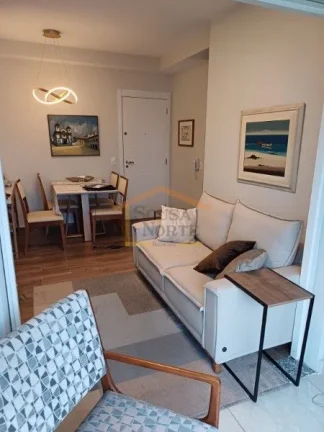 Imagem Apartamento, 53m², 2 dormitórios, sendo 1 suíte, sala para 2 ambientes, varanda arejada, 2 banhei...