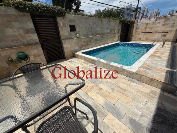 Imagem Sobrado com 3 dormitórios, piscina, 2 vagas de garagem no bairro do Embaré em Santos por R$ 1.270.000,00