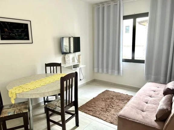 Imagem Apartamento com 1 dormitório à venda, 55 m² - Jardim Las Palmas - Guarujá/SP